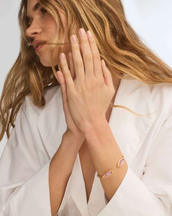 Ophelia Gold Cuff Bracelet