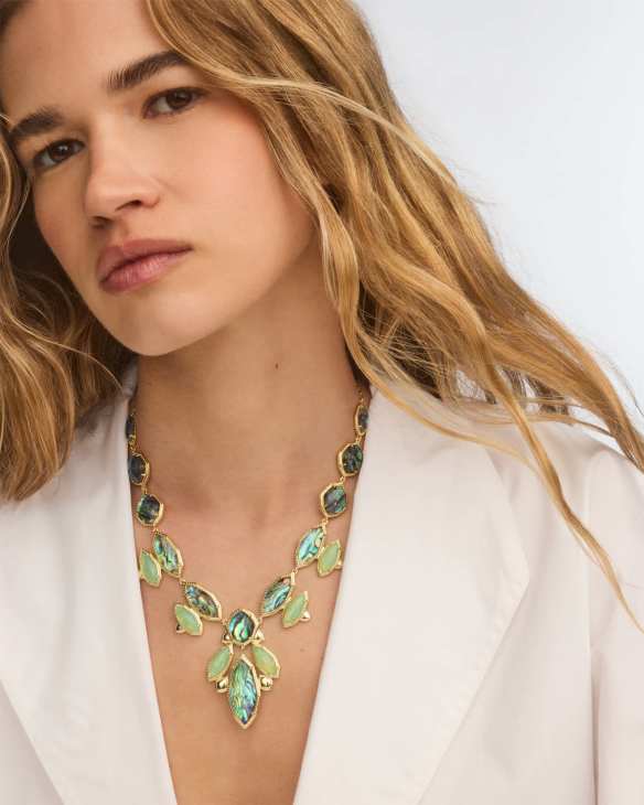 Ophelia Gold Statement Necklace