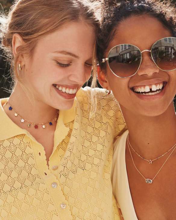 Mini Cassidy Gold Short Pendant Necklace
