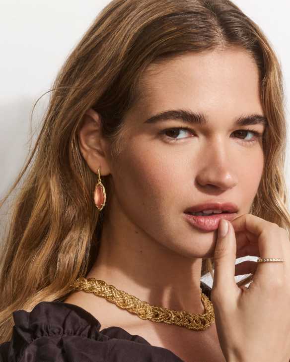 Ophelia Gold Small Drop Earrings