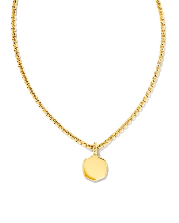 Beck 24 Thin Round Box Chain Necklace in 18k Gold Vermeil