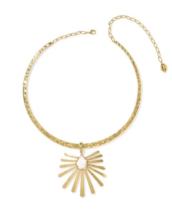 Starla Vintage Gold Collar Necklace