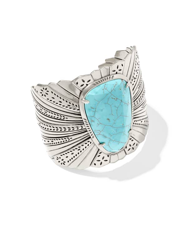 Starla Vintage Silver Cuff Bracelet