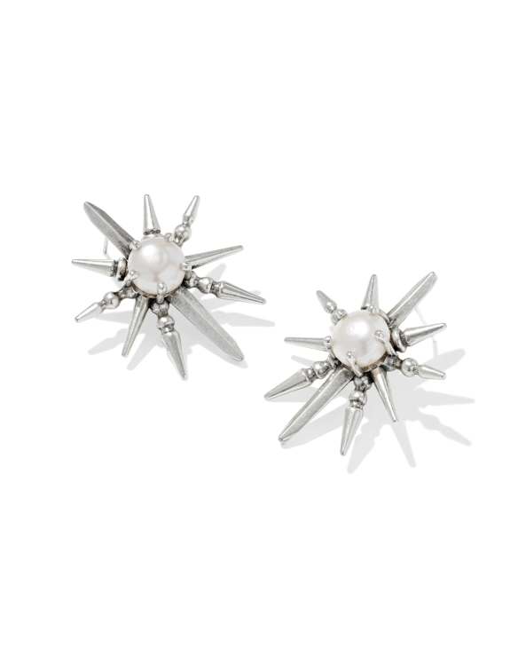Rogan Vintage Silver Stud Earrings