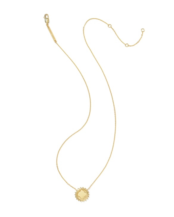 Dira Sun 18k Gold Vermeil Metal Short Pendant Necklace