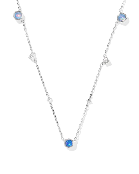 Davie Trio Silver Strand Necklace