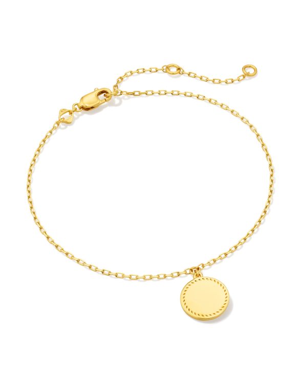 Small Aubree Delicate Chain Bracelet in 18k Gold Vermeil