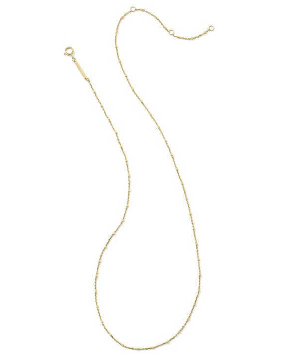 Sphere Chain Necklace in 14k Yellow Gold