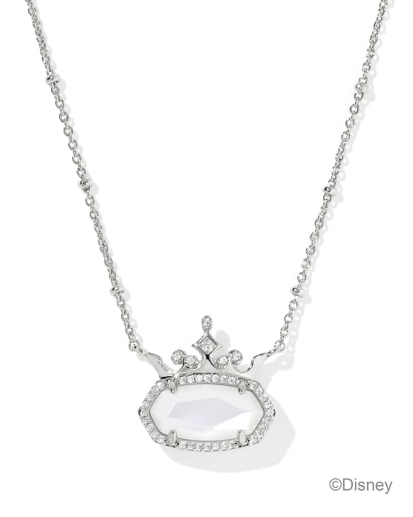 Disney | Kendra Scott Elisa Princess Silver Short Pendant Necklace
