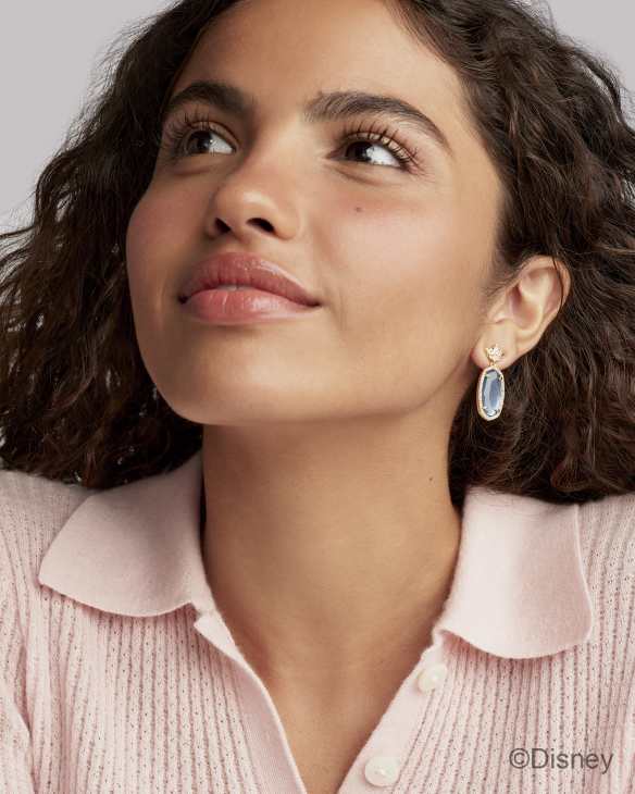 Disney | Kendra Scott Dana Princess Gold Drop Earrings