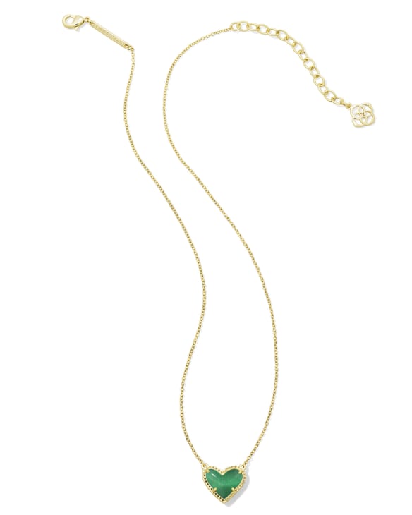 Ari Heart Gold Pendant Necklace