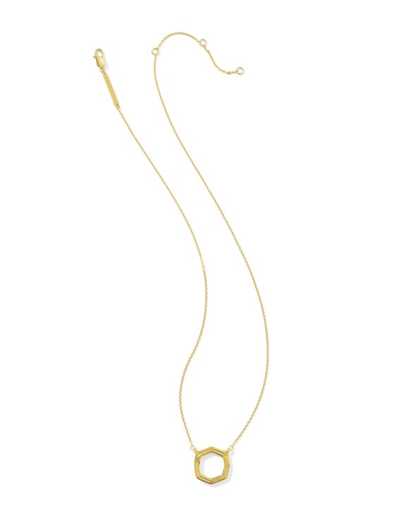 Davie Ridged Chain Necklace in 18k Gold Vermeil