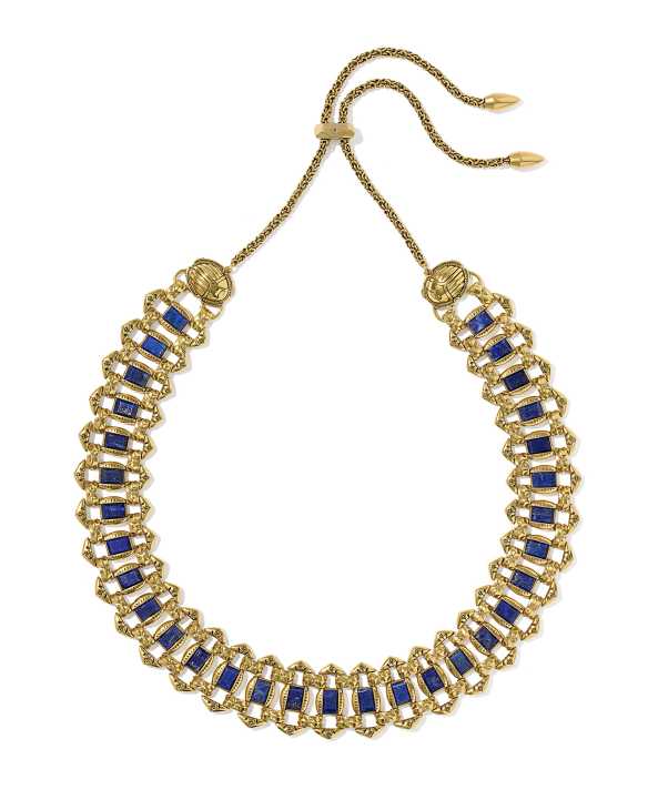 Catherine Vintage Gold Statement Necklace
