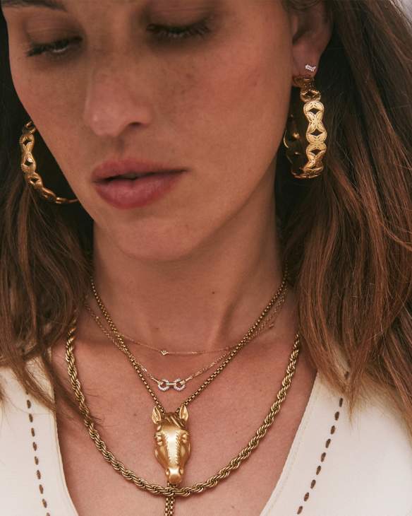 Tiny Cowboy Boot 14k Yellow Gold Single Stud Earring in White Diamond