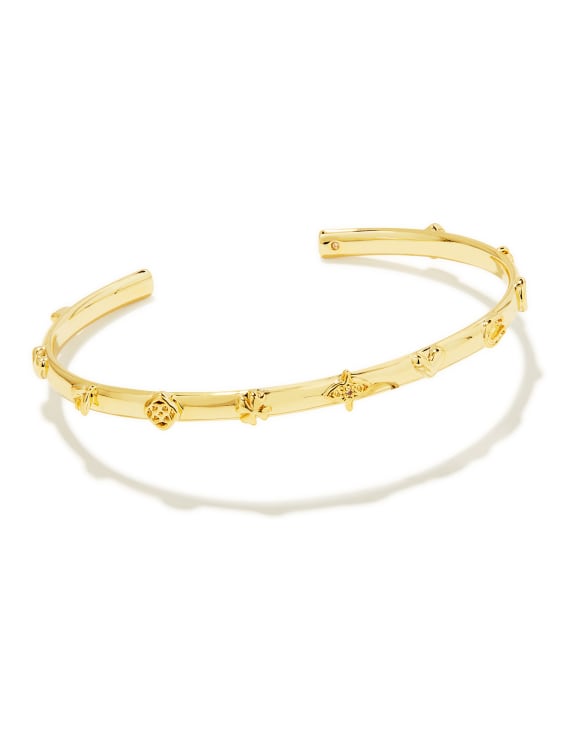 Beatrix Cuff Bracelet in Gold