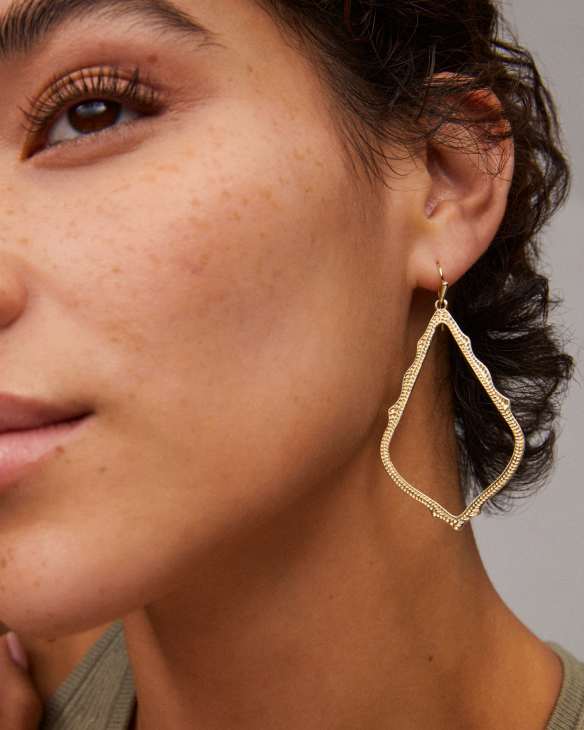 Orecchini A Goccia Kendra Scott Sophee | Cristallo In Oro Rosa | Nuovi Con Etichette