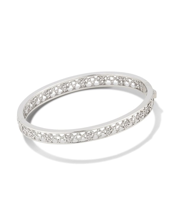 Kelly Bangle Bracelet in Silver