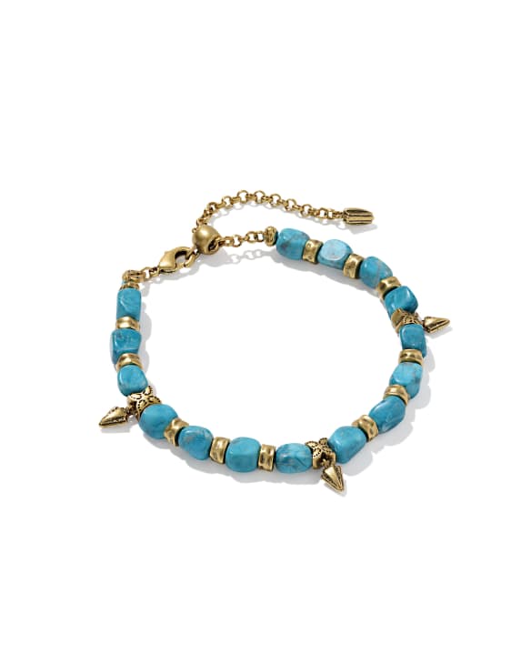 Shera Vintage Gold Beaded Bracelet
