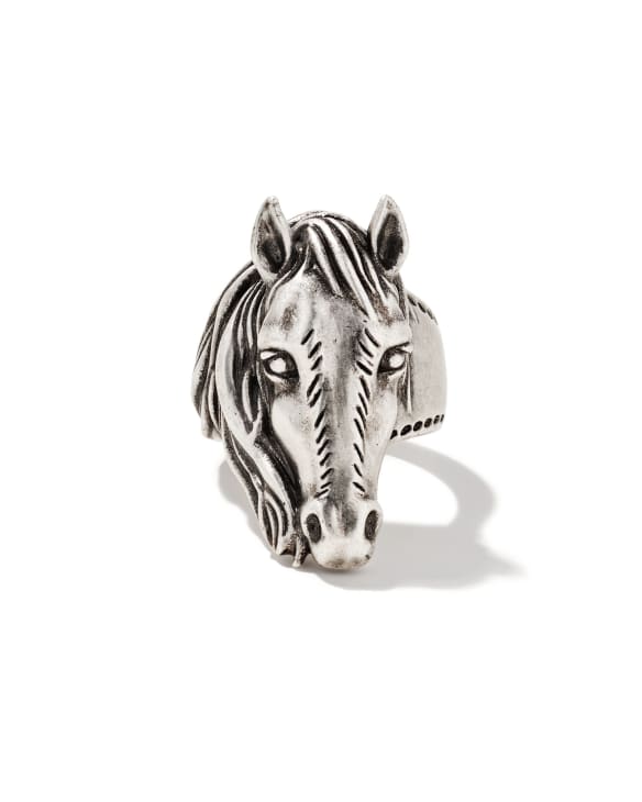 Beau Cocktail Ring in Vintage Silver