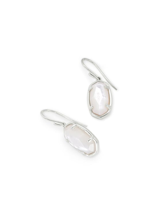 Lee Sterling Silver Drop Earrings in Ivory Mother-of-Pearl