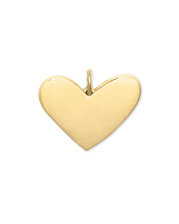 Ari Large Heart Charm in 18k Gold Vermeil