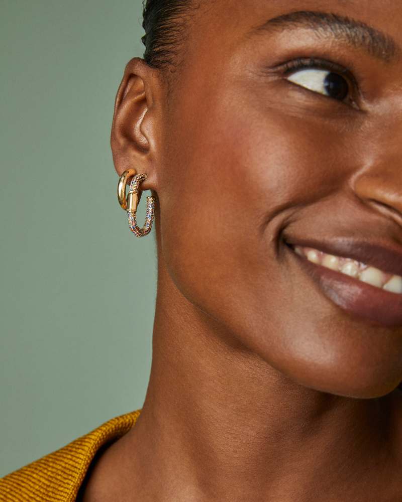 Emery Gold Band Ring in Multi Mix