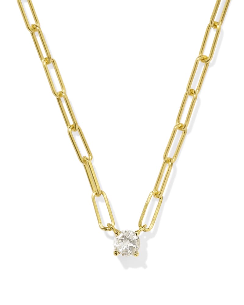 Virginia 18k Gold Vermeil Huggie Earrings in White Topaz