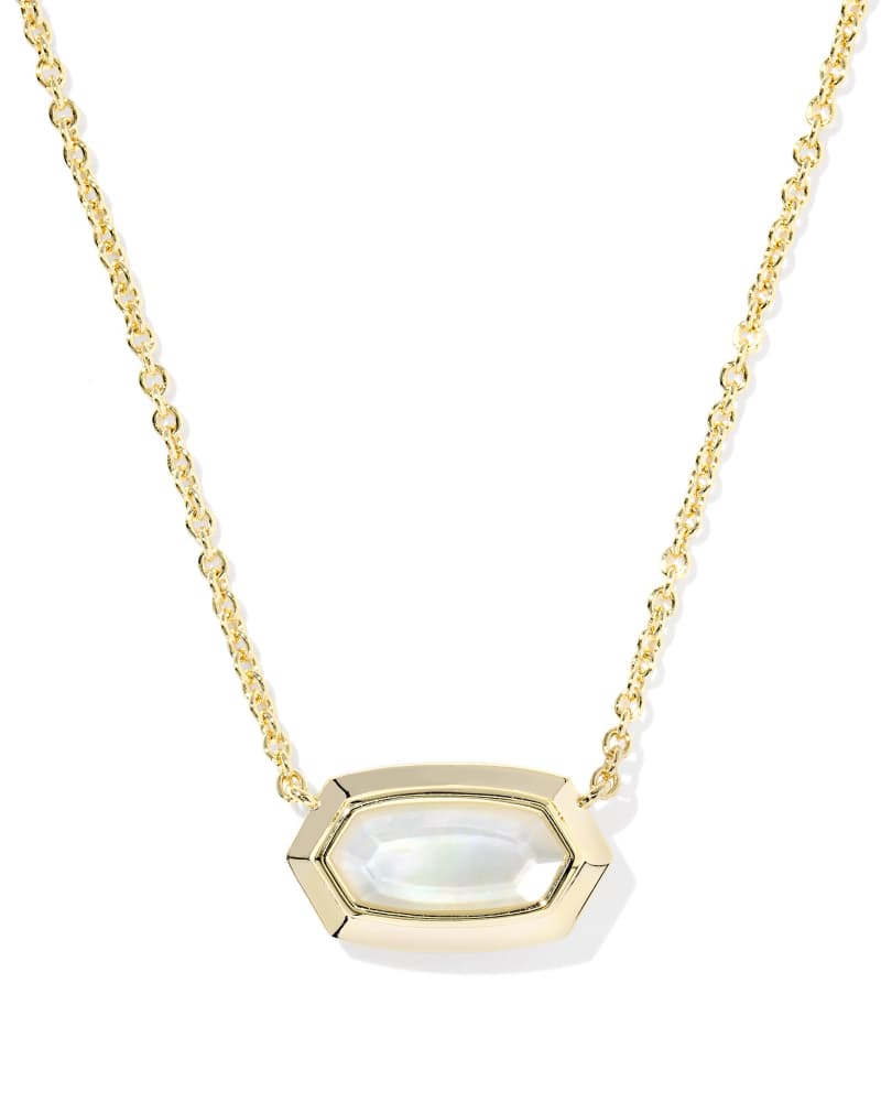 Mini Elisa Toggle Gold Short Pendant Necklace