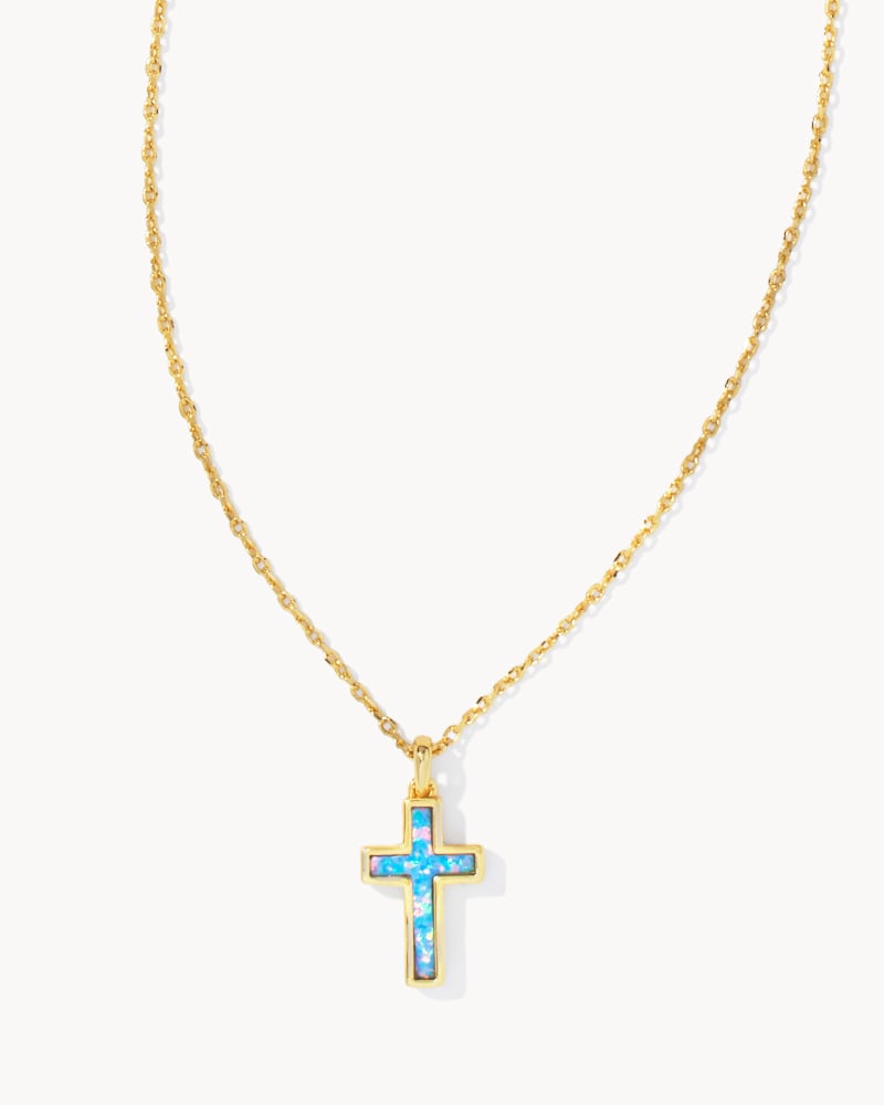 Cross Pendant Necklace in Gold