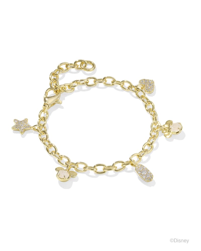 Disney | Kendra Scott Mickey Mouse and Minnie Mouse Charm Bracelet