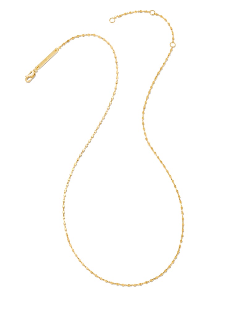 22 Inch Large Paperclip Chain Necklace in 18k Gold Vermeil