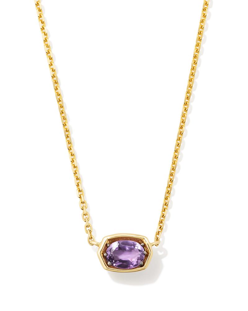 Marisa Oval Solitaire Pendant Necklace