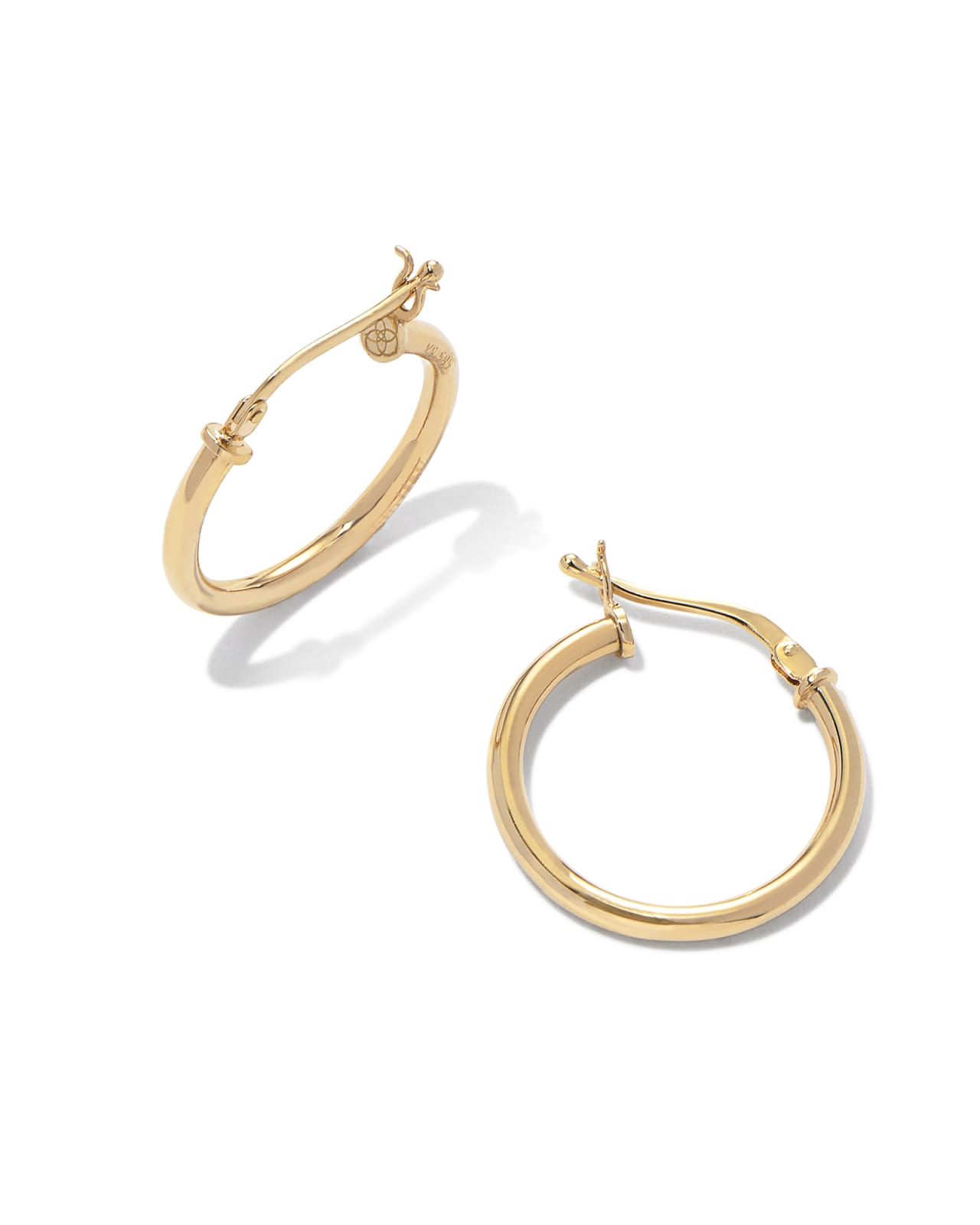 Hoop Earrings 14K Yellow Gold 40mm