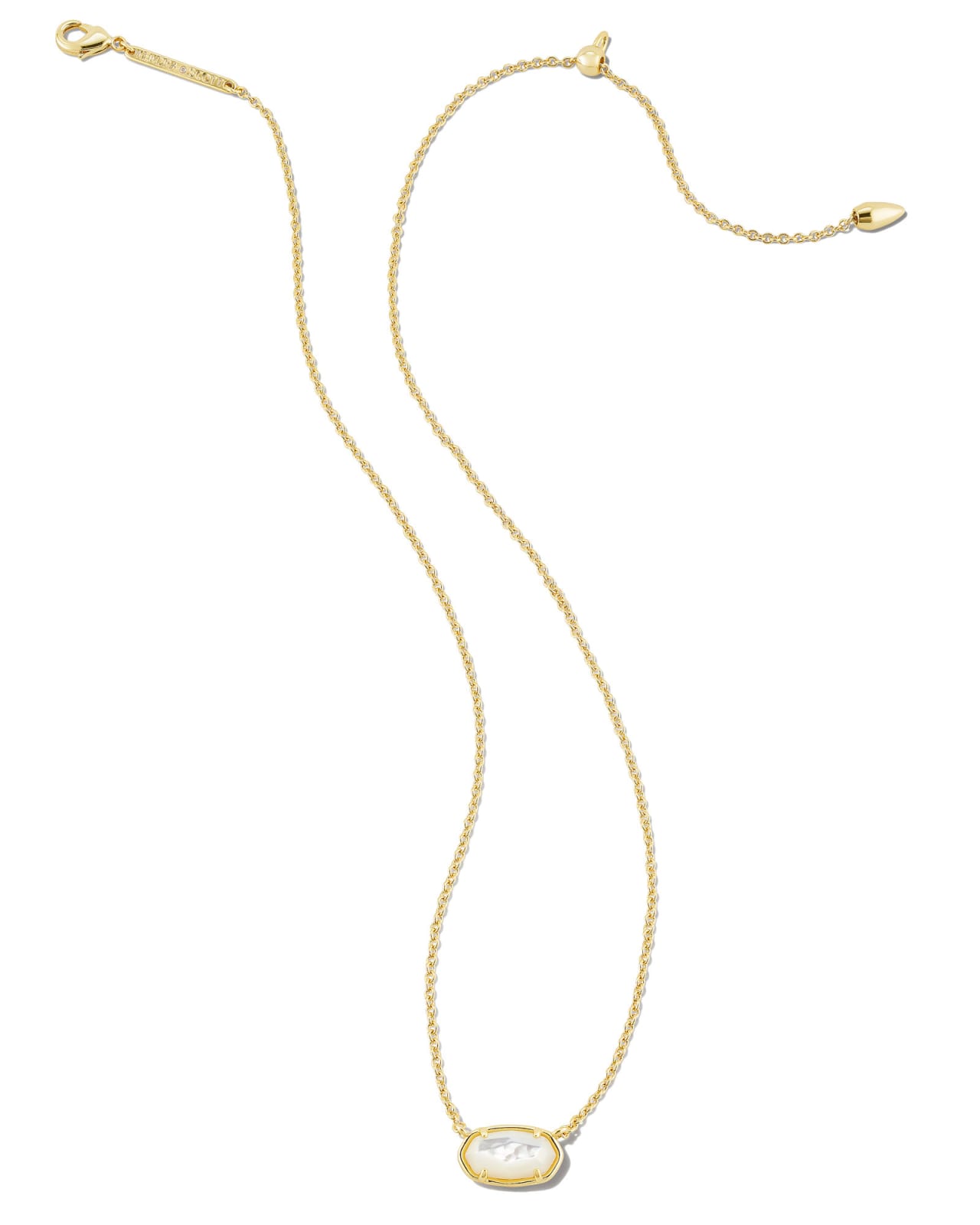 Grayson Gold Pendant Necklace in Ivory Mother-of-Pearl | Kendra Scott