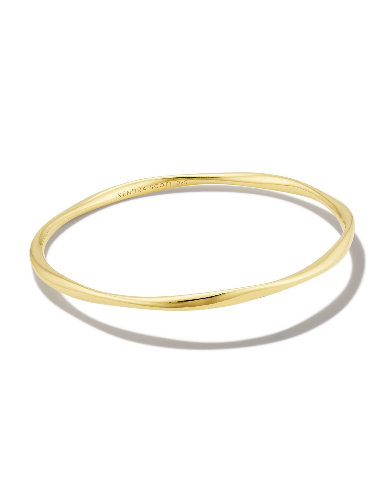 Aspen Bangle Bracelet in 18k Gold Vermeil image number 0