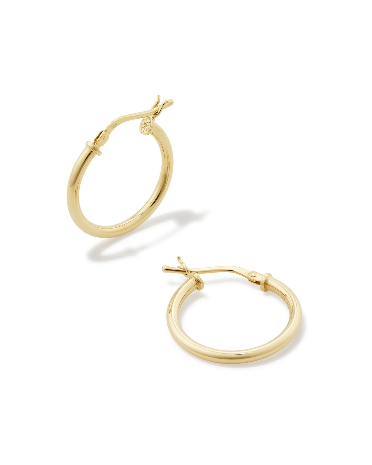 Giana 20mm Hoop Earrings in 14k Yellow Gold image number 0