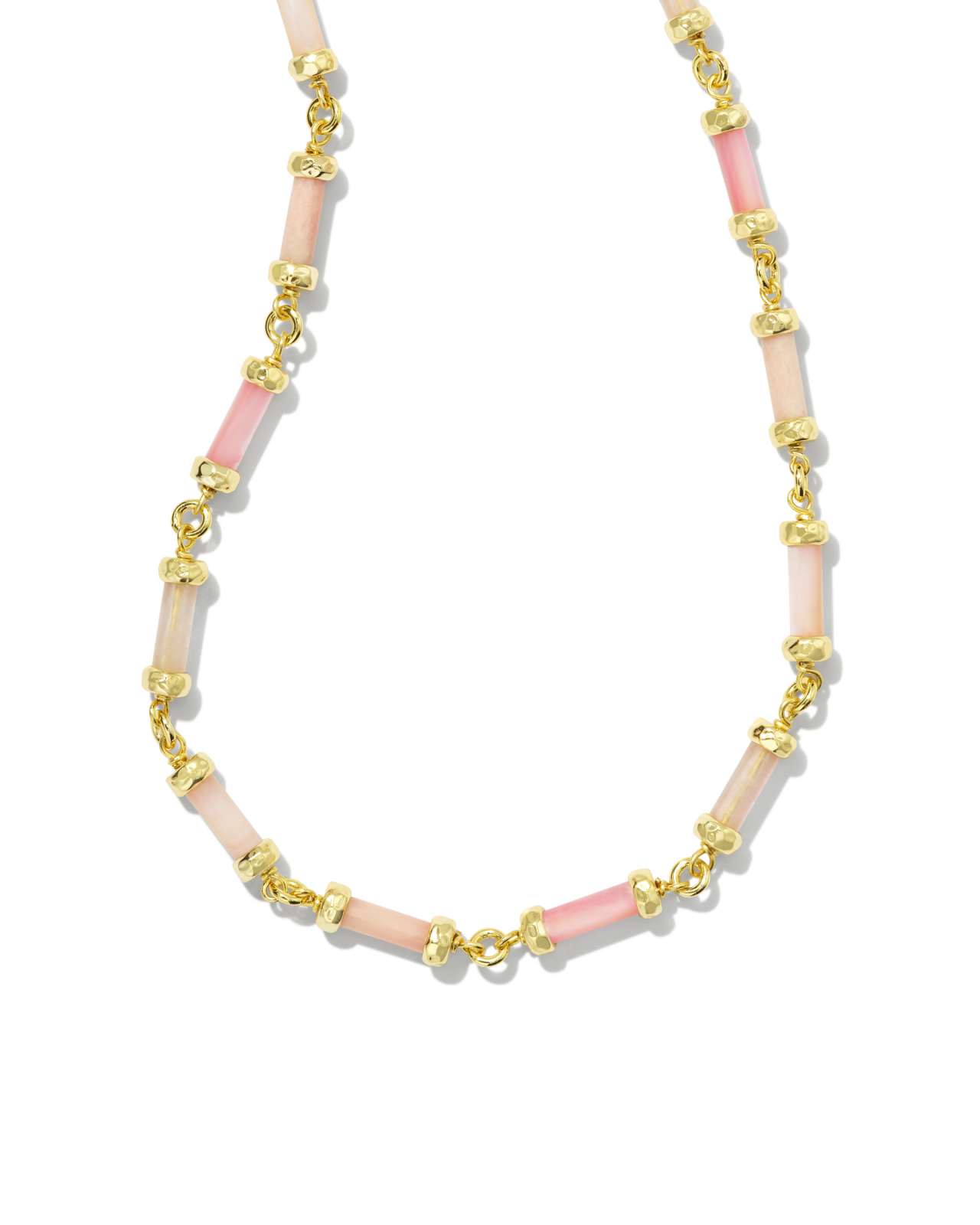 Gigi Gold Strand Necklace in Pink Mix image number 0