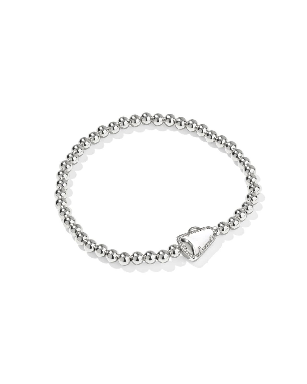 Cheer Silver Stretch Bracelet image number 0