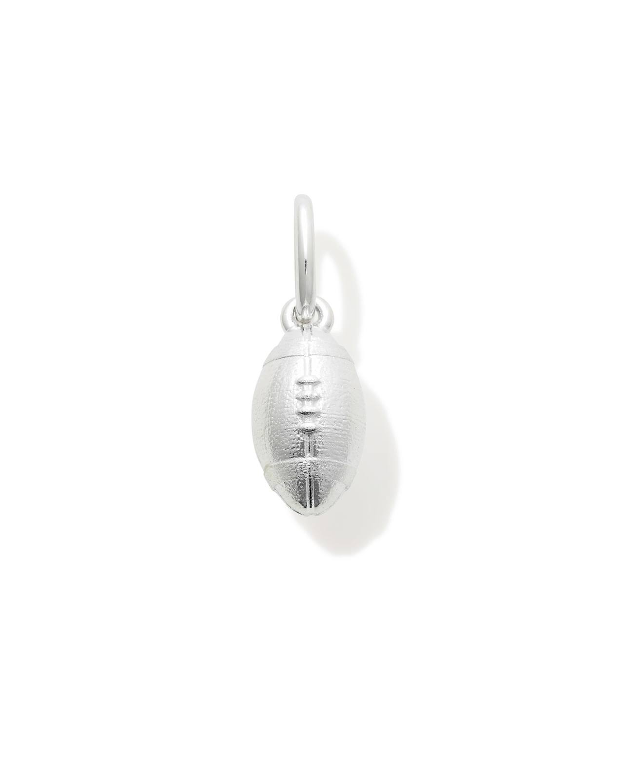 Metal Football Charm in Sterling Silver image number 0