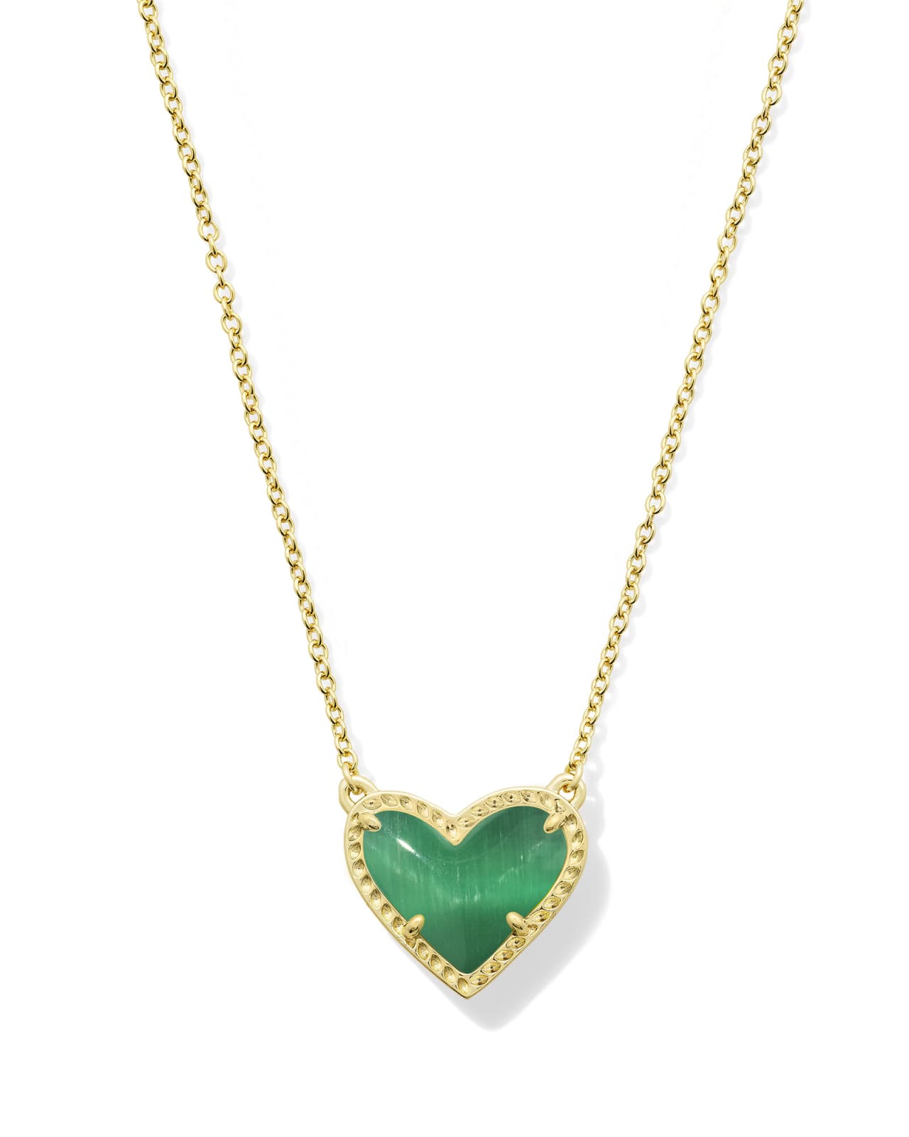 Ari Heart Gold Pendant Necklace image number 0