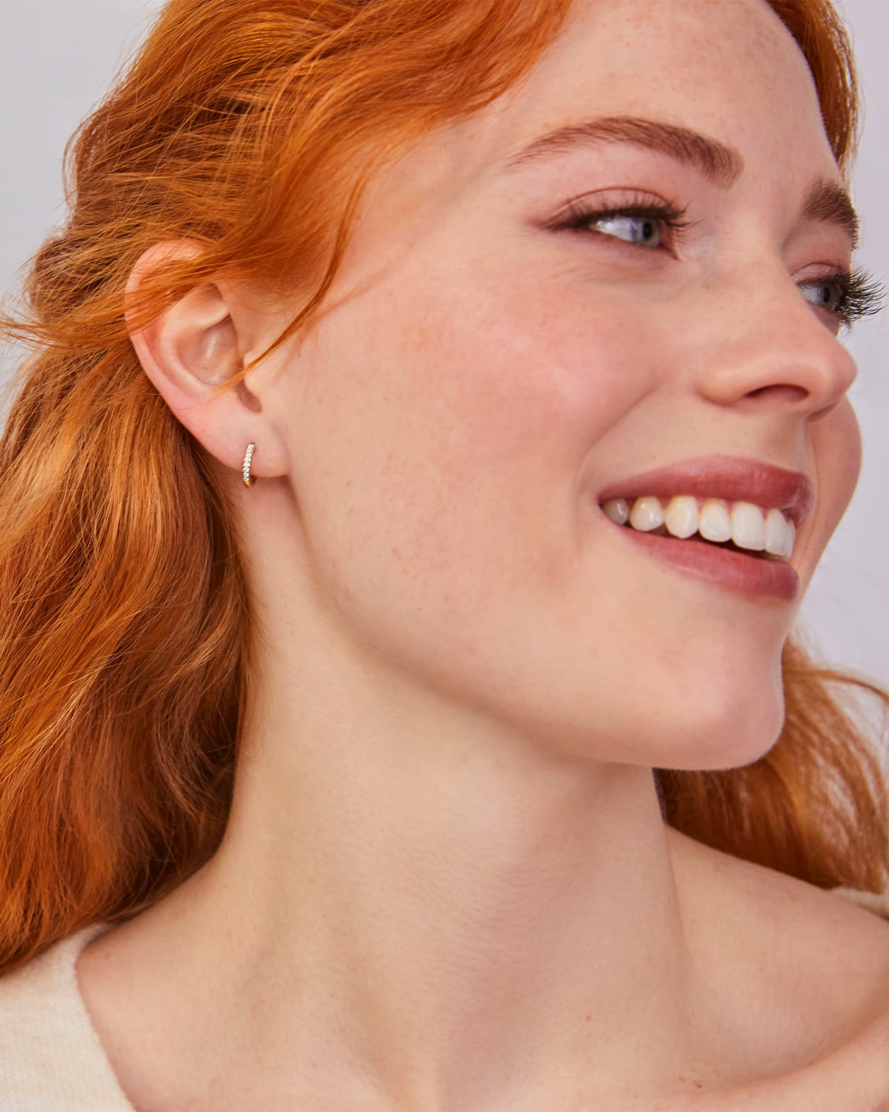 Gold Huggie Hoop Earrings - Toda Mini