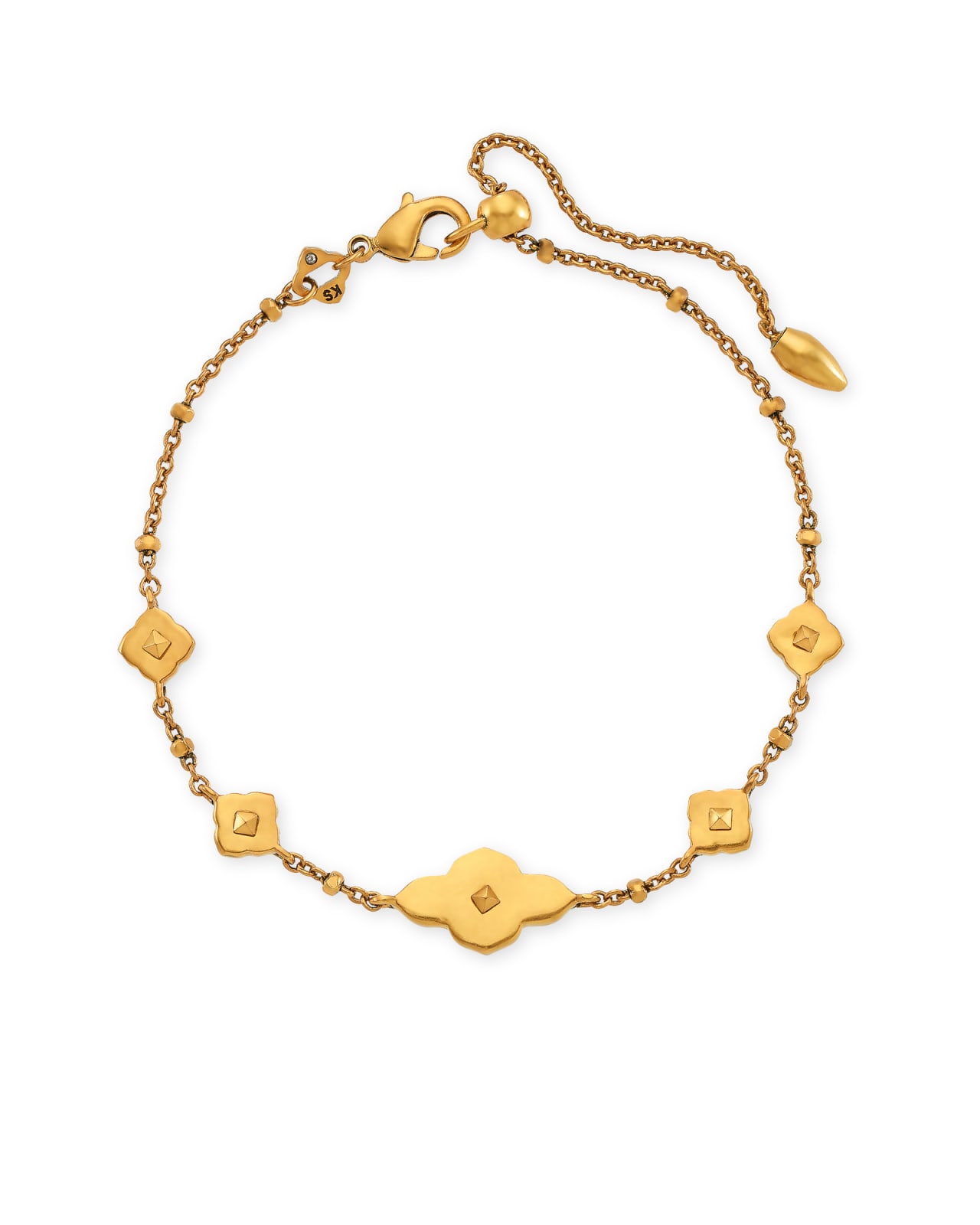 Brielle Gold Charm Bracelet in Multi Mix