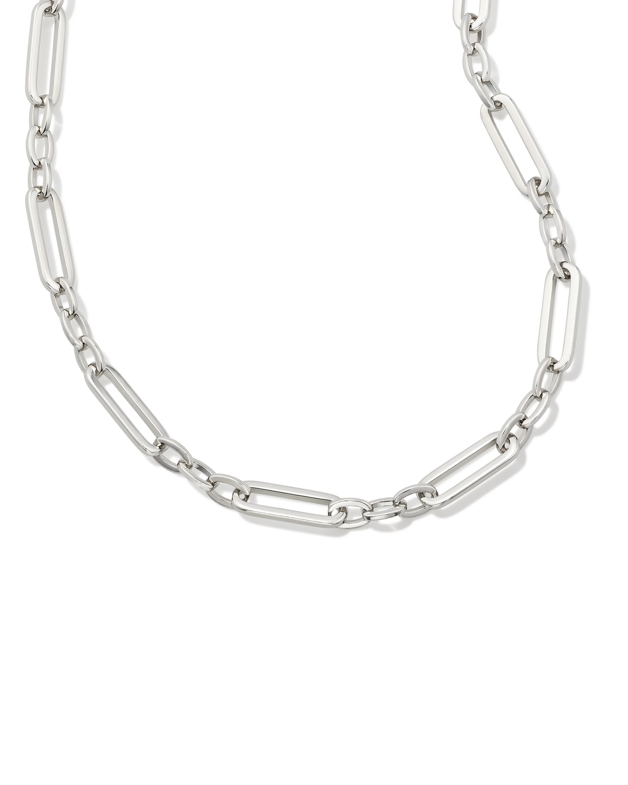 Chain Links Necklace in Sterling Silver