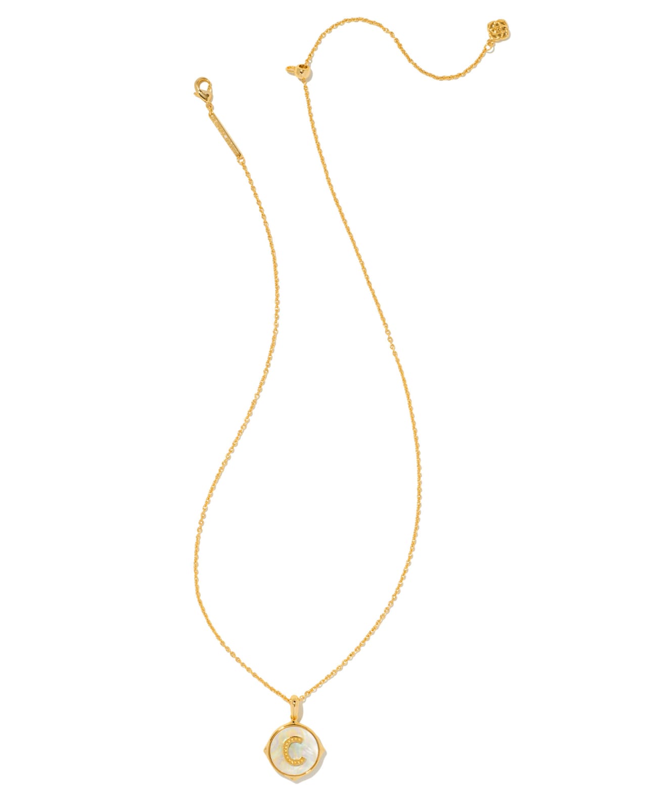 Kendra Scott: Letter C Pendant Necklace - Gold
