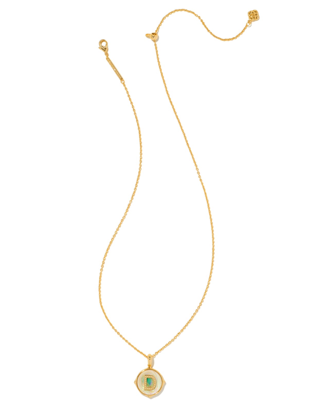 MONOGRAM NECKLACE GOLD  LETTER D – LoversLand