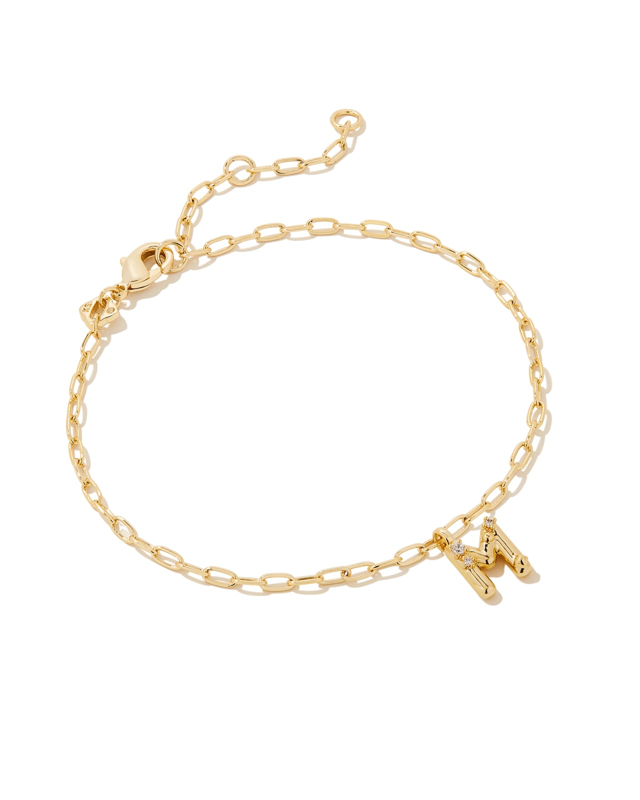 girl m letter bracelet