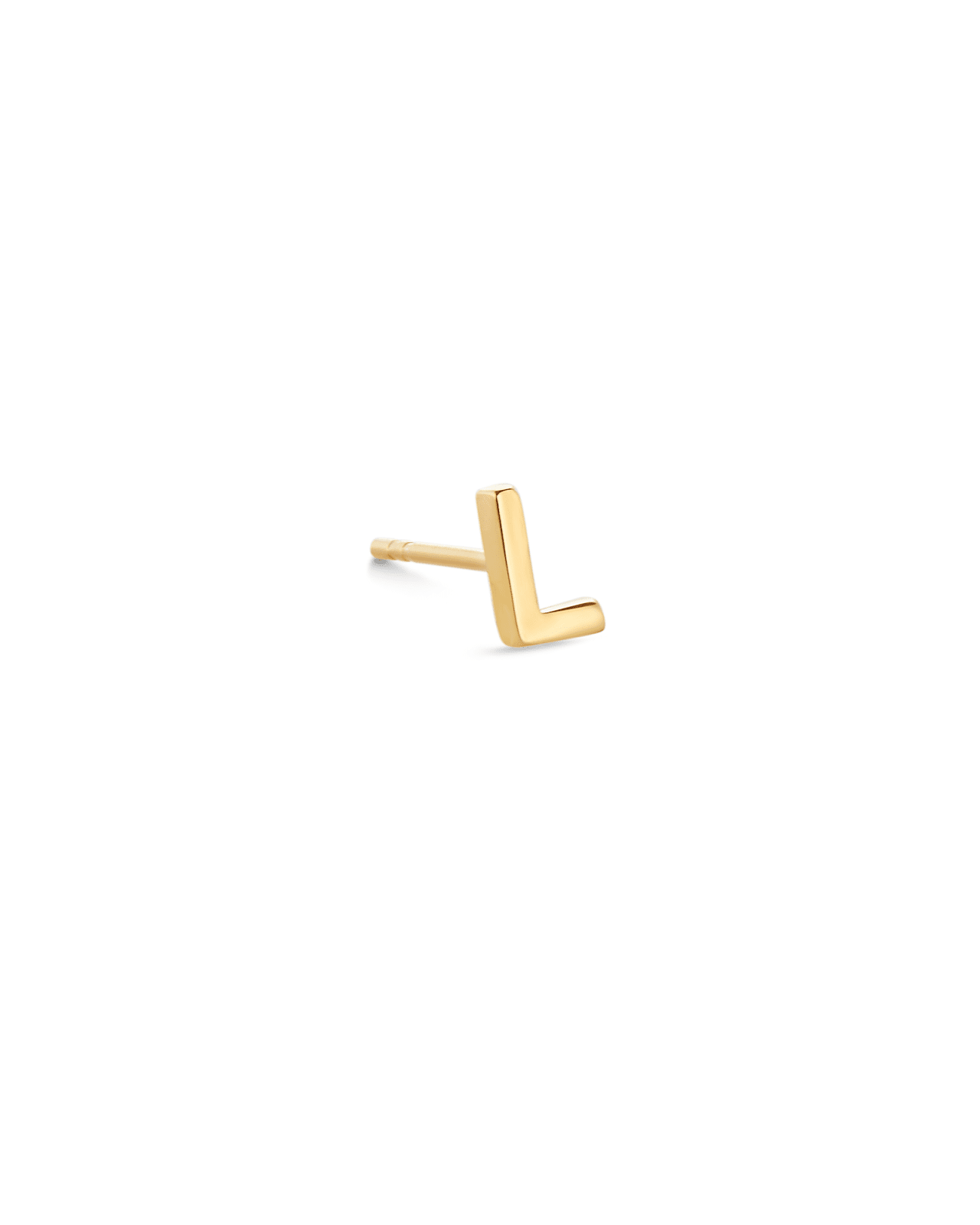 LOUIS VUITTON 18k Gold Monogram Resille Ear Studs Earrings 46801