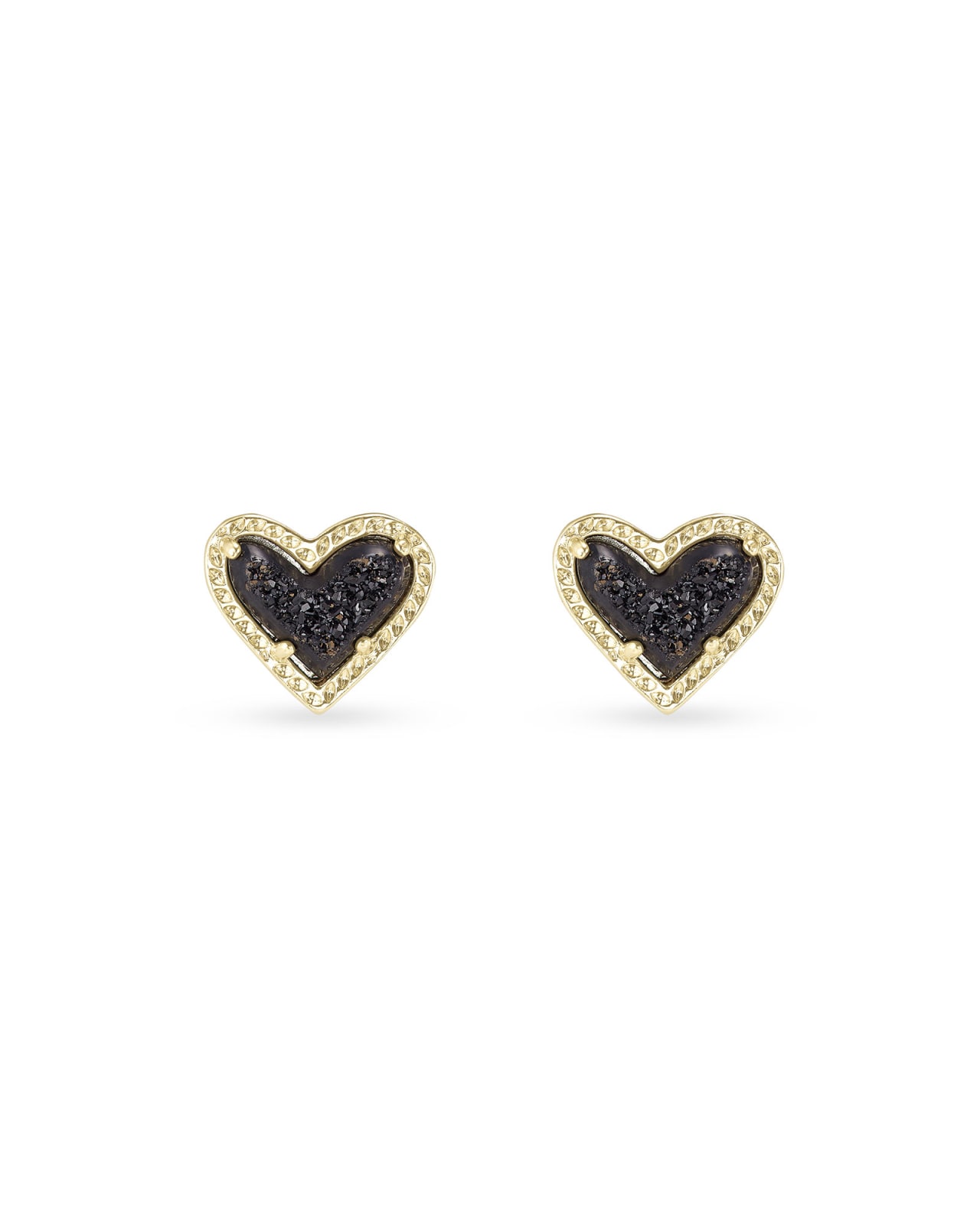 Flipkartcom  Buy Classic Black Heart shape earring Alloy Stud Earring  Online at Best Prices in India