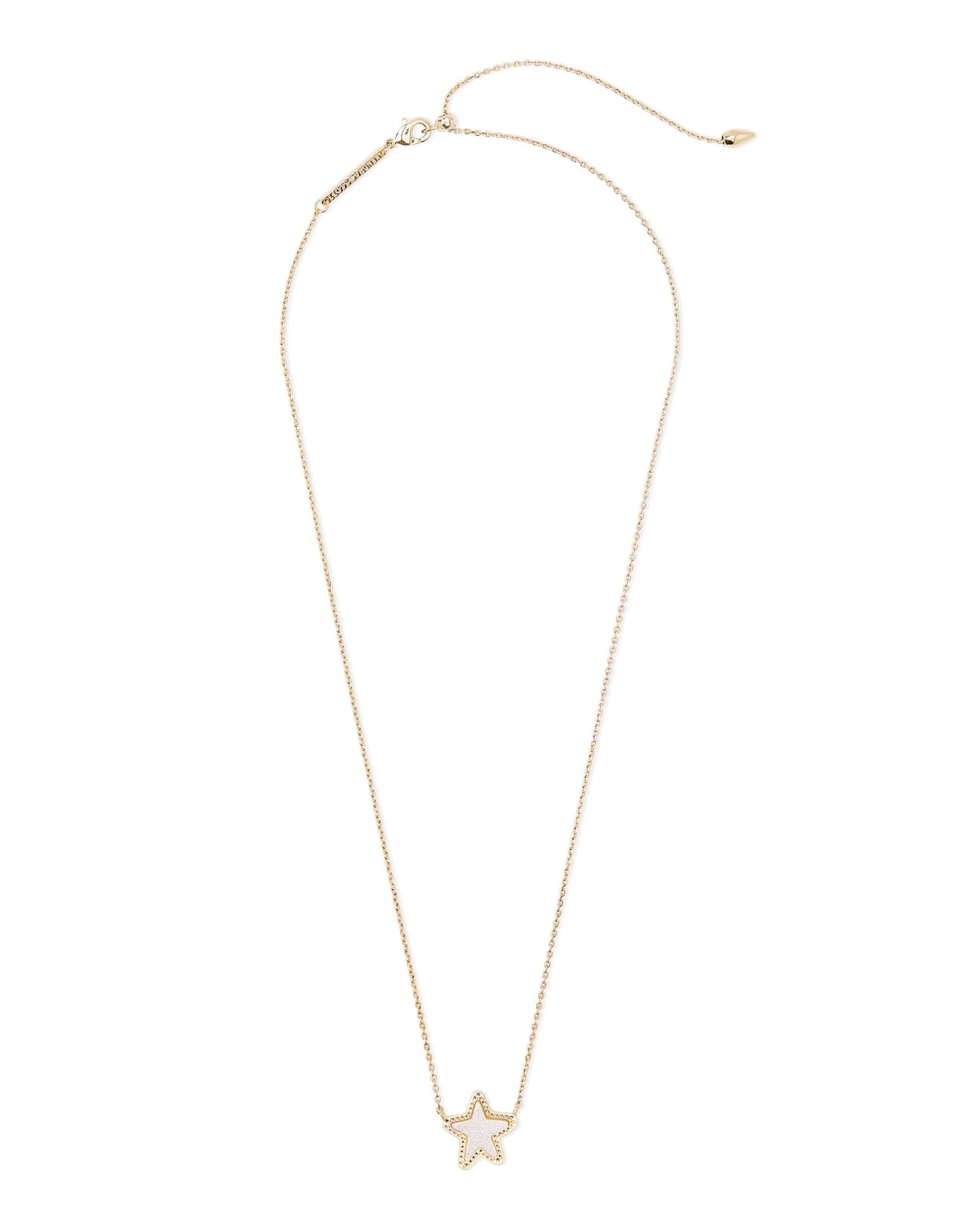 Kendra Scott Carved Jae Star Long Pendant Necklace