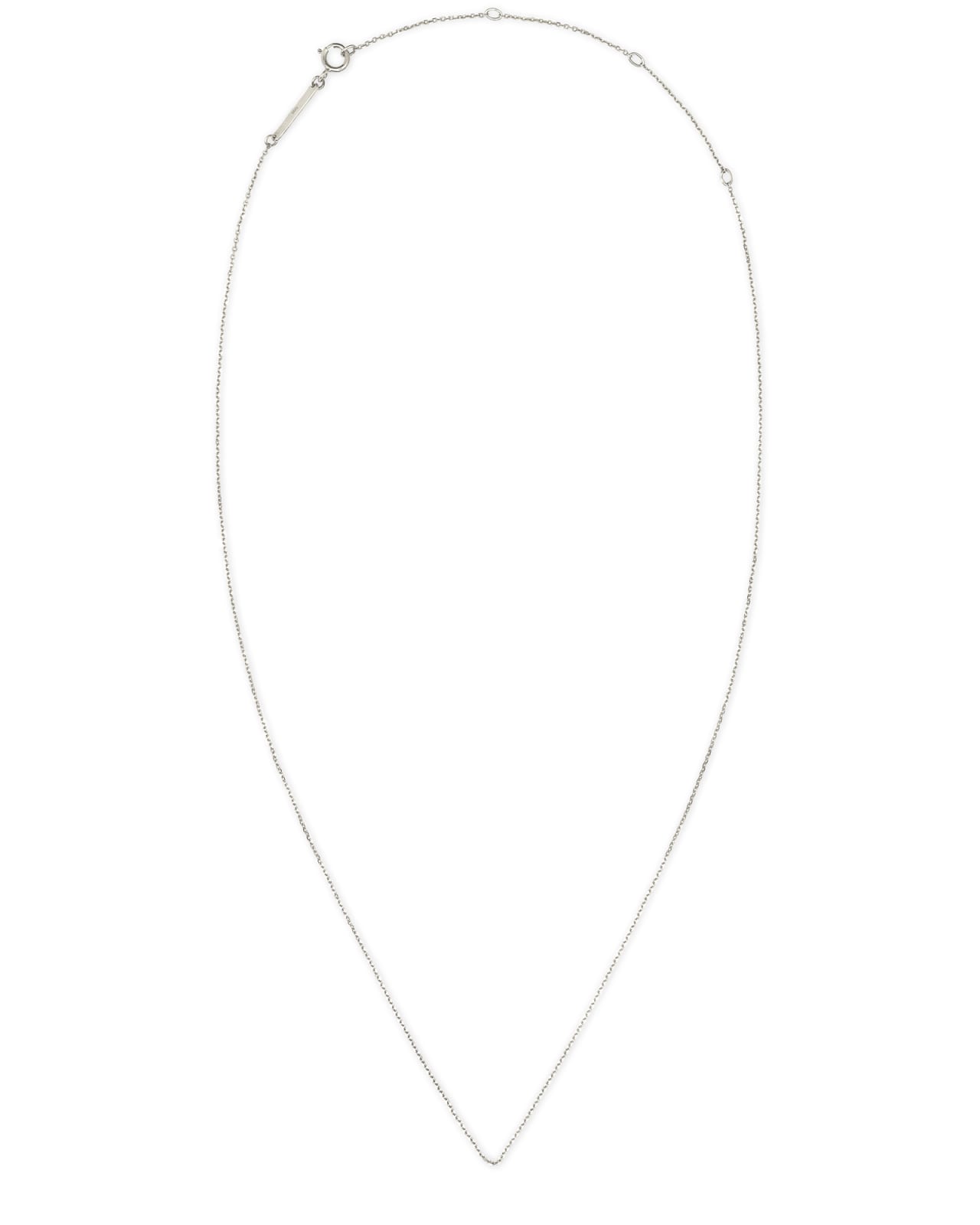 white gold necklace